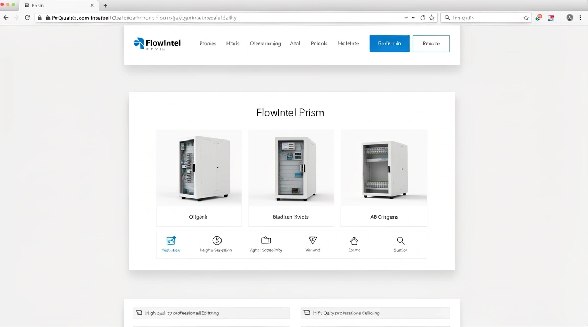 FlowIntel Prism interface